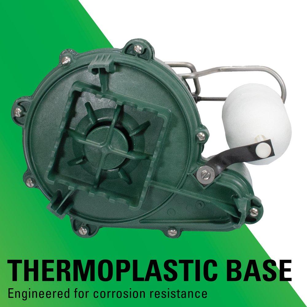 Zoeller Pump Co 1/2 HP 115V Cast Iron Submersible Sump Pump (M98) 