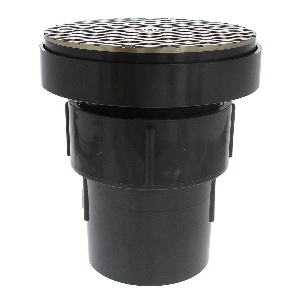 3 x 4 in. LevelBest&reg; Plastic Complete Pipe Fit Cleanout System in Nickel Bronze Cleanout 