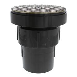 3 x 4 in. LevelBest&reg; Plastic Complete Pipe Fit Cleanout System in Nickel Bronze Cleanout