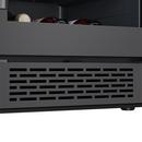 15 in. Undercounter Stainless Steel Beverage Cooler in Black 