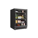 23-13/16 in. Undercounter Wine Cooler in Black Stainles Steel 