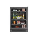 CCY 24 UNDERCOUNTER BLACK STAINLESS BEVERAGE COOLER 