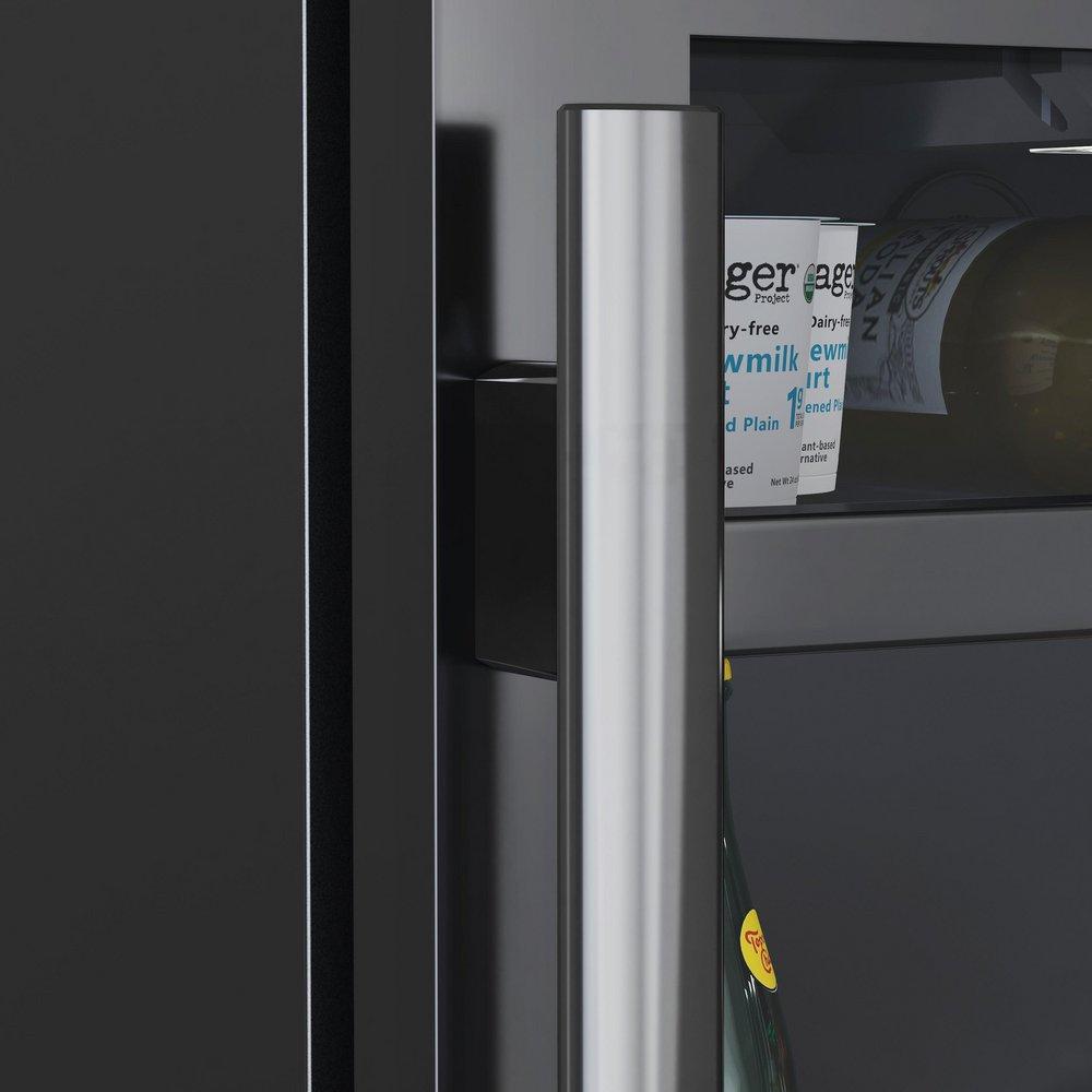 23-13/16 in. Undercounter Wine Cooler in Black Stainles Steel 