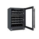 CCY 24 UNDERCOUNTER BLACK STAINLESS DUAL ZONE WINE COOLER 