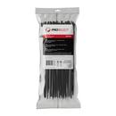 24 in. Nylon Cable Ties in Black (Pack of 50) 