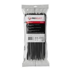 24 in. Nylon Cable Ties in Black (Pack of 50)