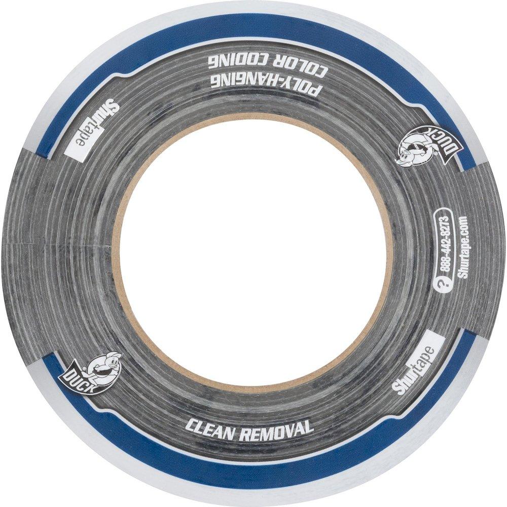 Shurtape Black 55m x 48mm Plastic and Cloth Duct Tape (Case of 24 Rolls) 