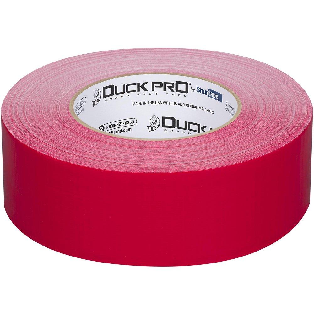 Shurtape Red 55m x 48mm Plastic and Cloth Duct Tape (Case of 24 Rolls) 