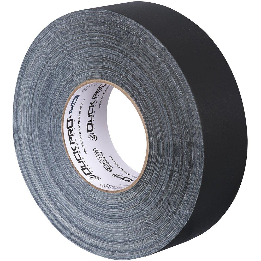 Shurtape Black 55m x 48mm Plastic and Cloth Duct Tape (Case of 24 Rolls) 