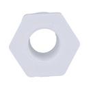 White PVC Schedule 40 Female Bushing 