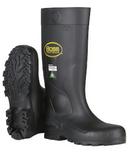 Boss Black PVF Steel Toe Boot Size 6 