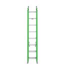 16Ft Fiberglass Aero Box Rail Extension Ladder Type Iaa B7116-2 