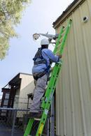 Werner Ladder Safety Green Fiberglass 375 lb. Extension Ladder 