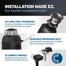 1 hp Garbage Disposal with Cord 