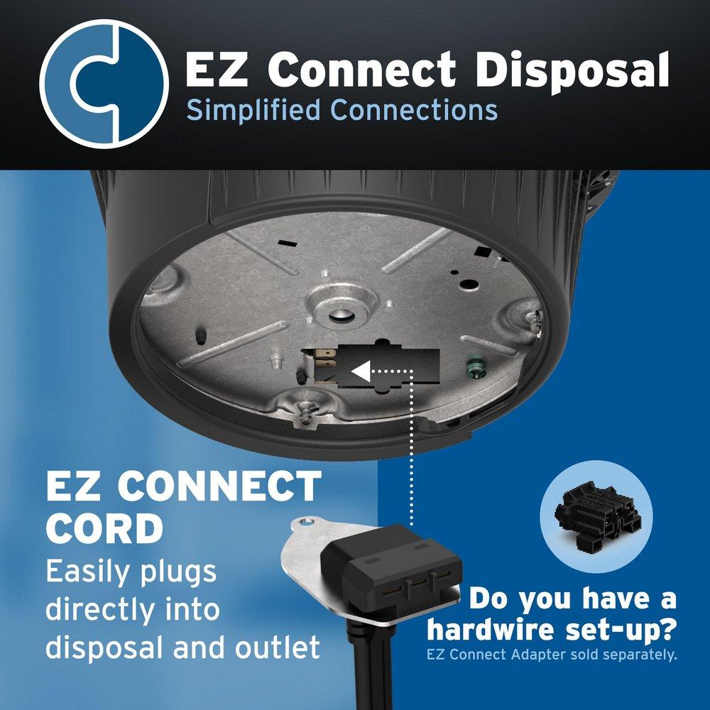 1 hp Garbage Disposal with Cord 