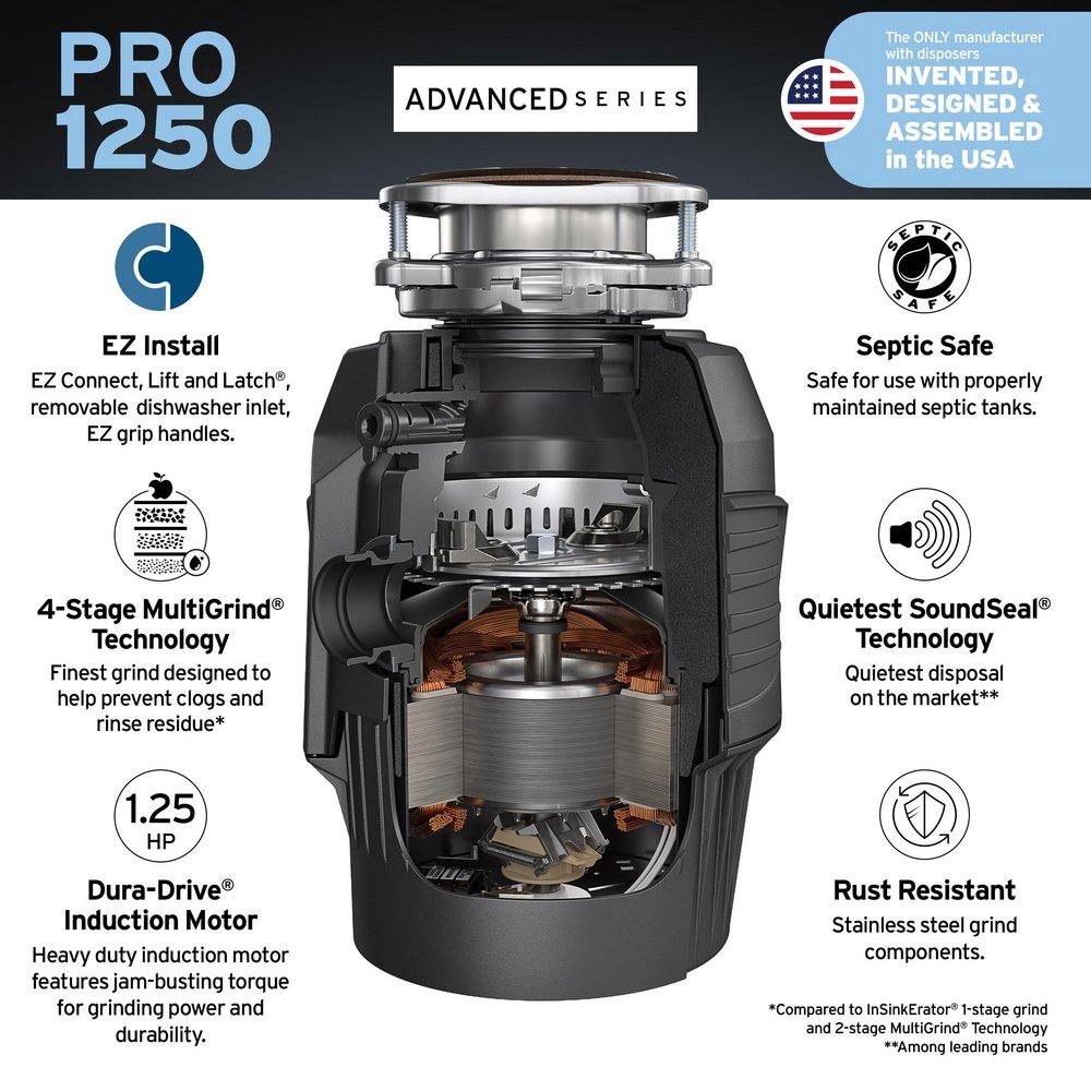 InSinkErator&reg; Black Garbage Disposal 
