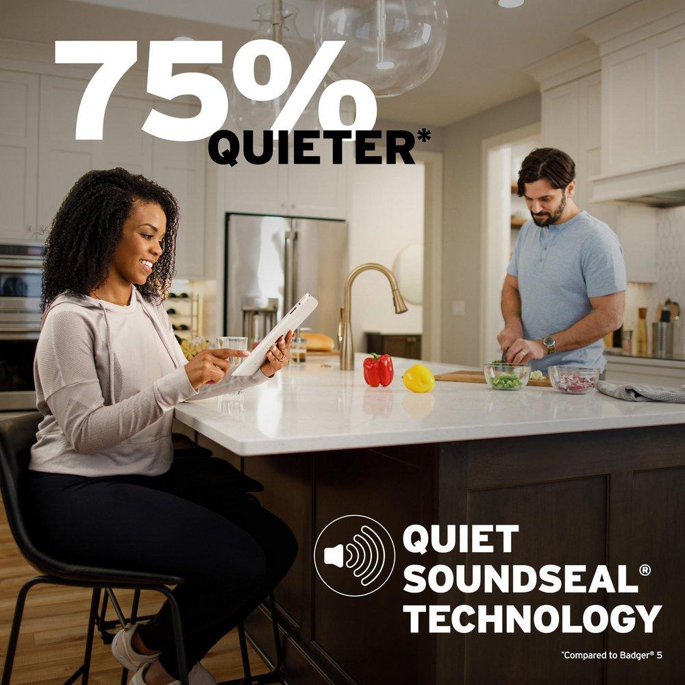 InSinkErator&reg; Black Continuous Feed Garbage Disposal with SoundSeal Technology 