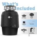 InSinkErator&reg; Black Continuous Feed Garbage Disposal with SoundSeal Technology 