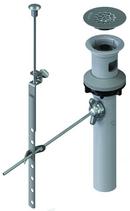 IDEALLAV PLASTIC DRAIN WITH INTERNAL POP UP AND GRID, CHROME 