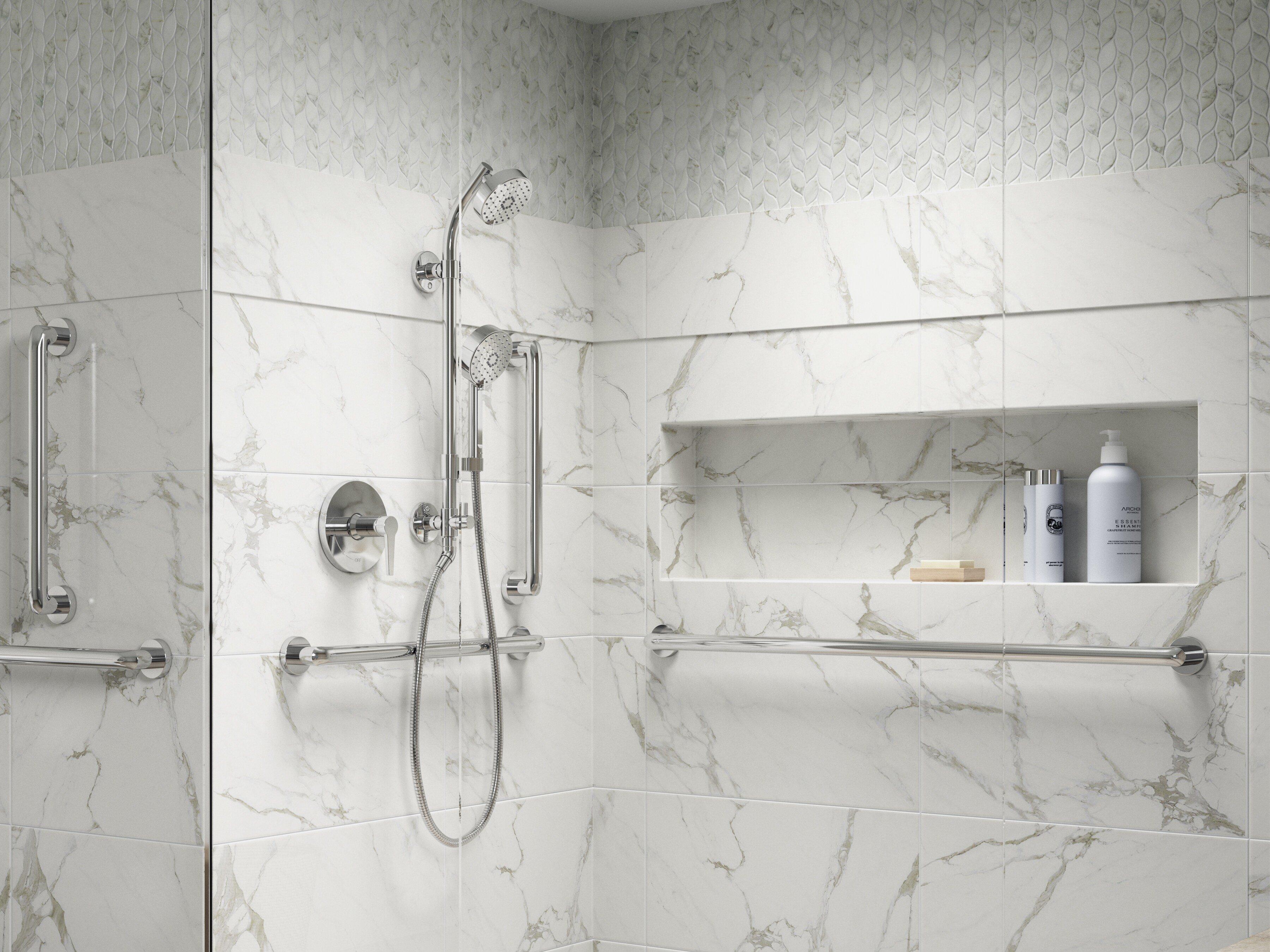 KOHLER Matte Black Multi Function Shower System 
