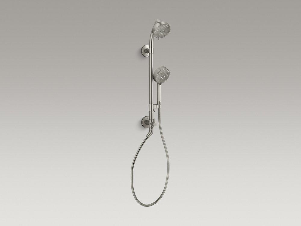 KOHLER Vibrant Brushed Nickel Multi Function Shower System 