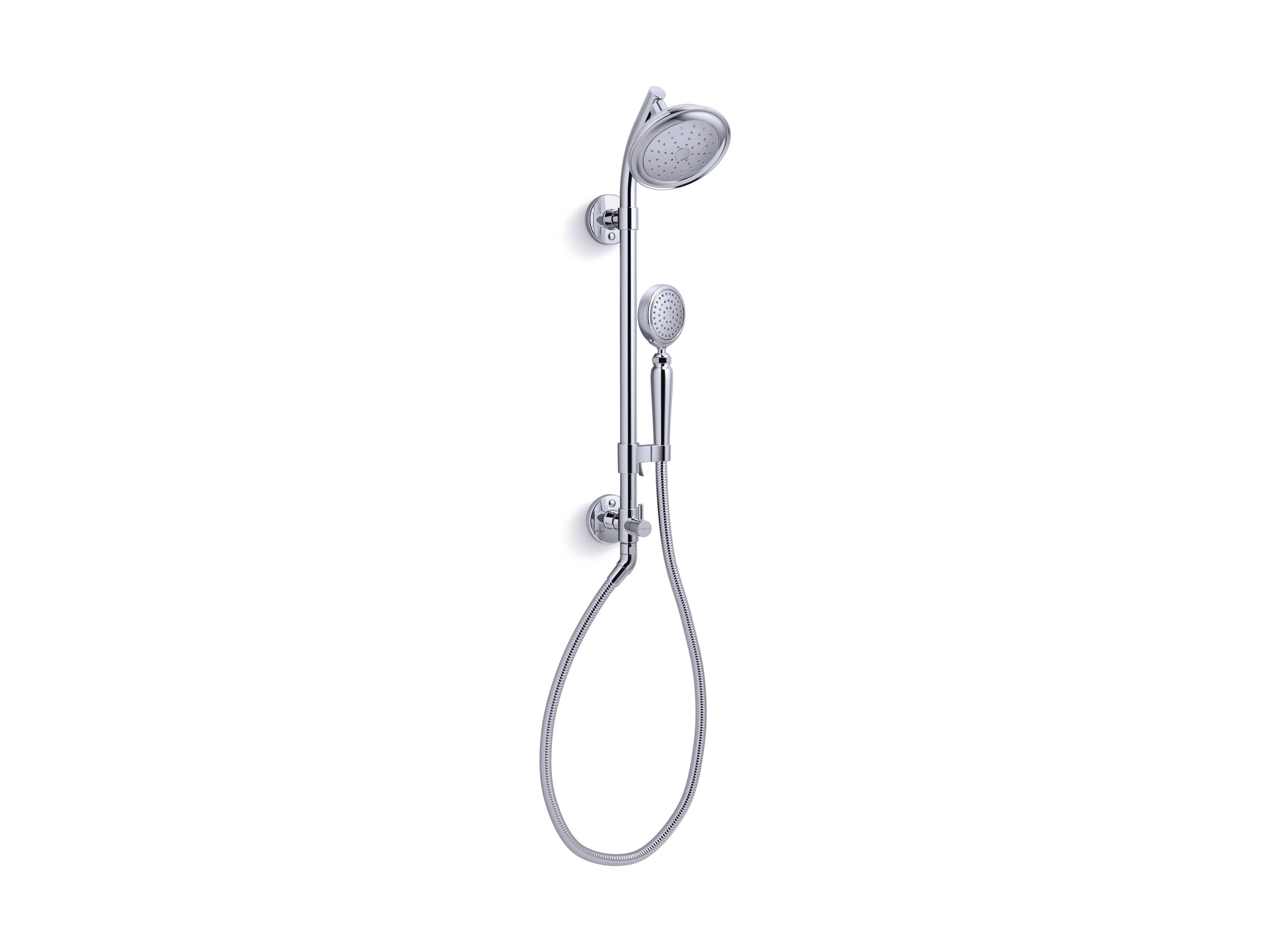 KOHLER Polished Chrome Single Function Shower System 