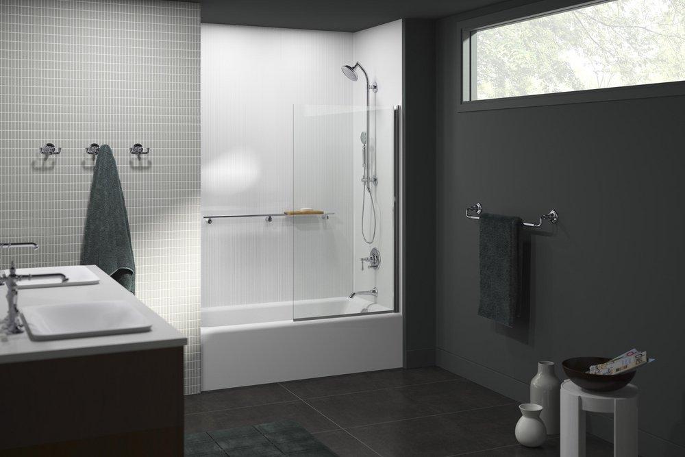 KOHLER Polished Chrome Single Function Shower System 