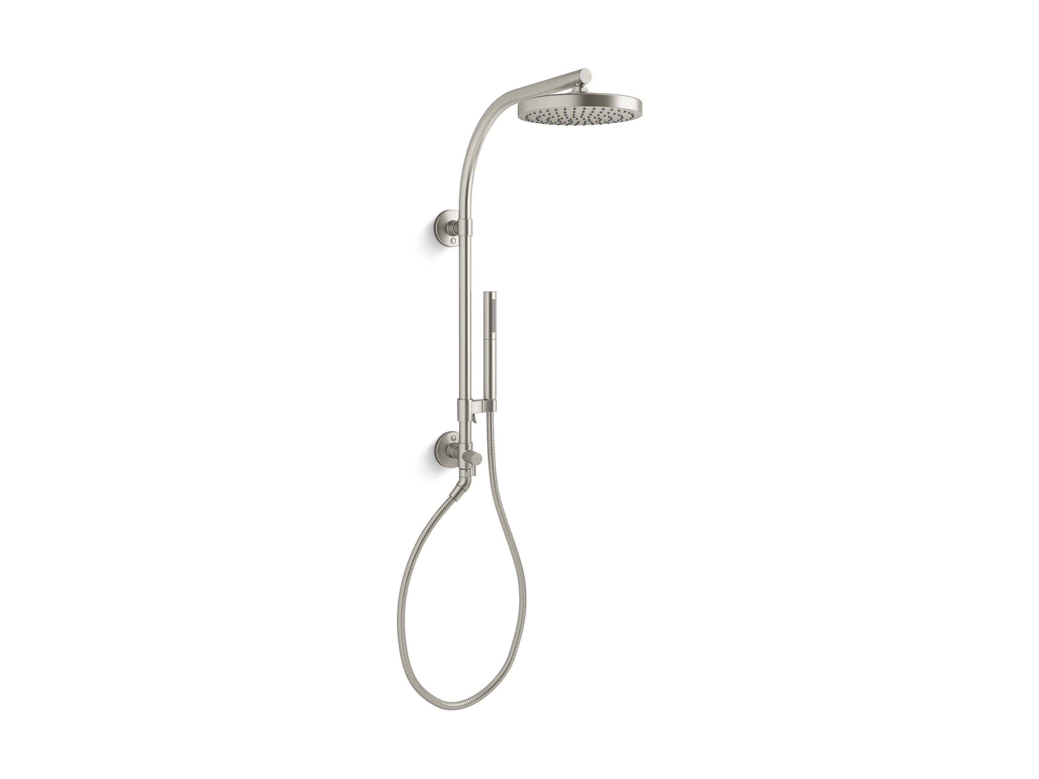 KOHLER Vibrant Brushed Nickel Multi Function Shower System 