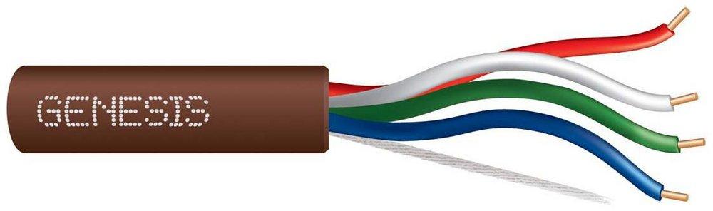 Genesis Brown 18/4 ga Brown CL2 Thermostat Wire 