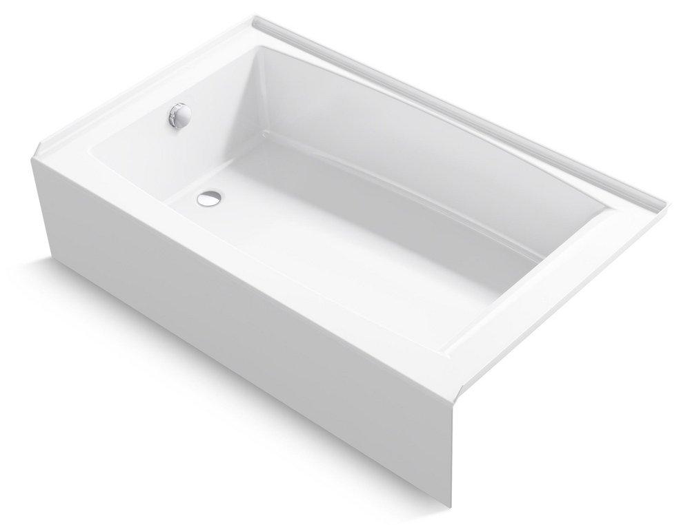 60 in. x 36 in. Alcove Bathtub with Left Drain 