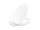 Elongated Closed Front with Cover Toilet Seat in White