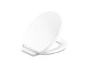 Round Closed Front with Cover Toilet Seat in White