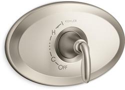 Single Handle Pressure Balancing Valve Trim in Vibrant&reg; Brushed Nickel