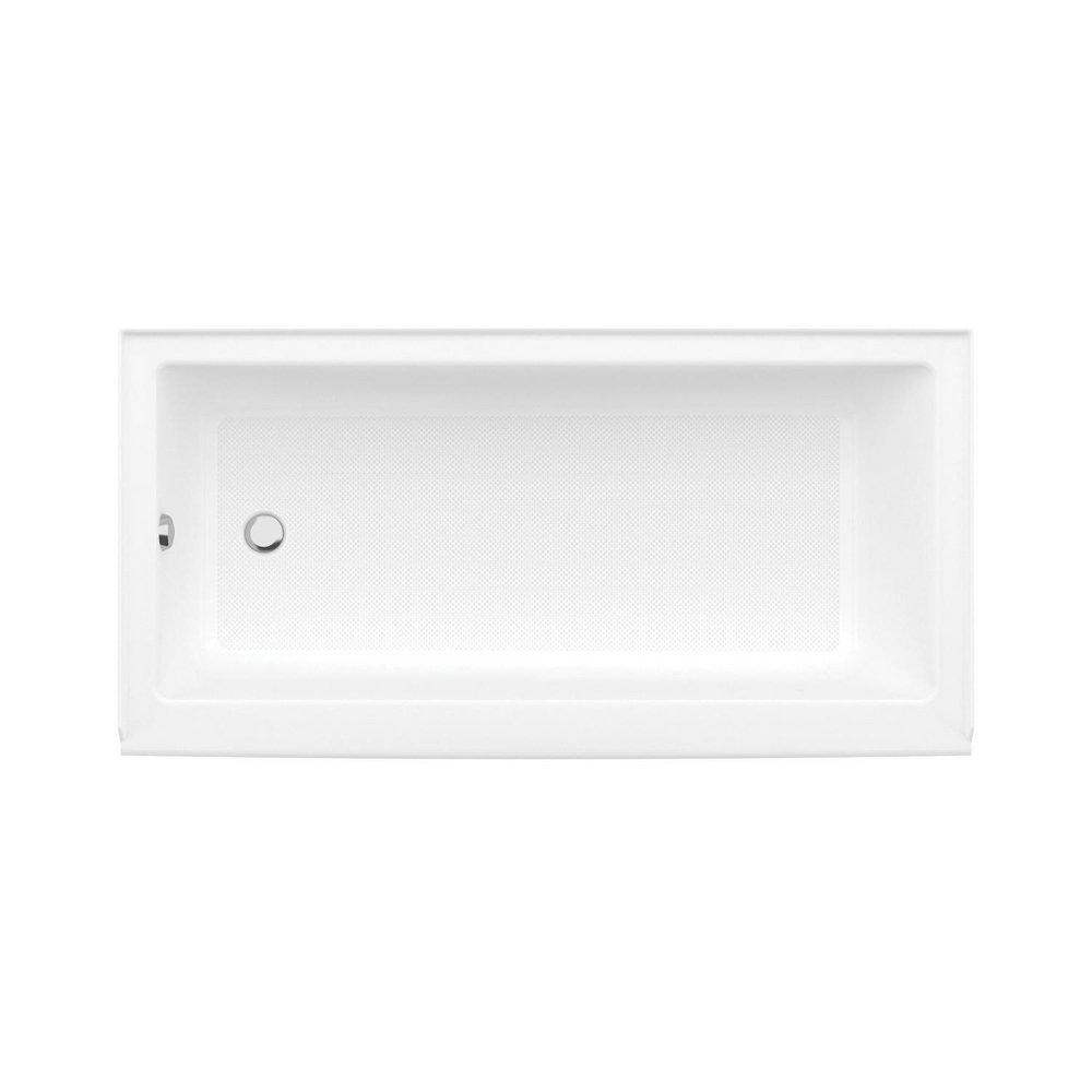 60 in. x 30 in. Alcove Bathtub with Left Drain 