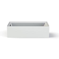60 in. x 30 in. Alcove Bathtub with Left Drain