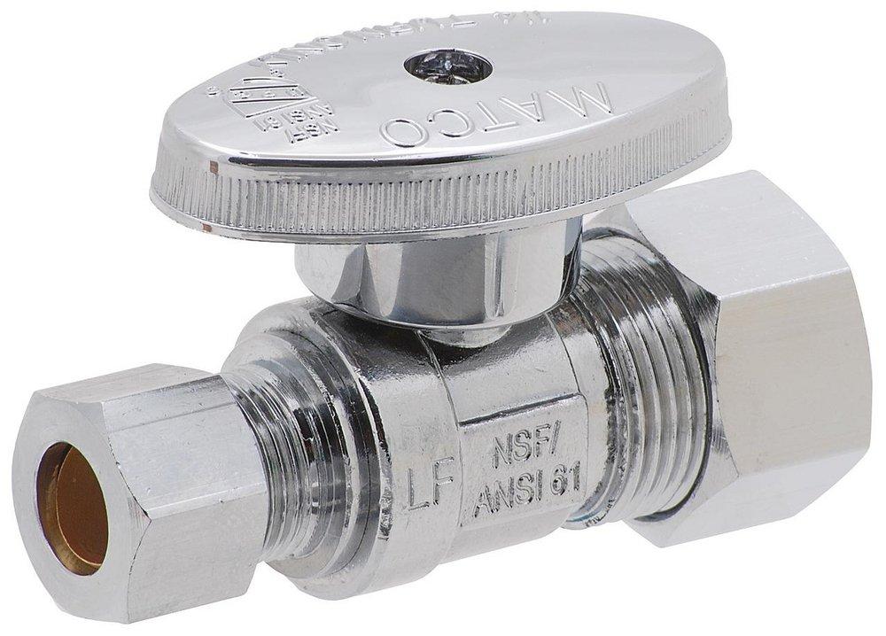 LF 5/8X3/8 OD COMP STRT ST CP 