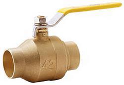 1/2 in. Forged Brass Full Port Threaded Ball Valve