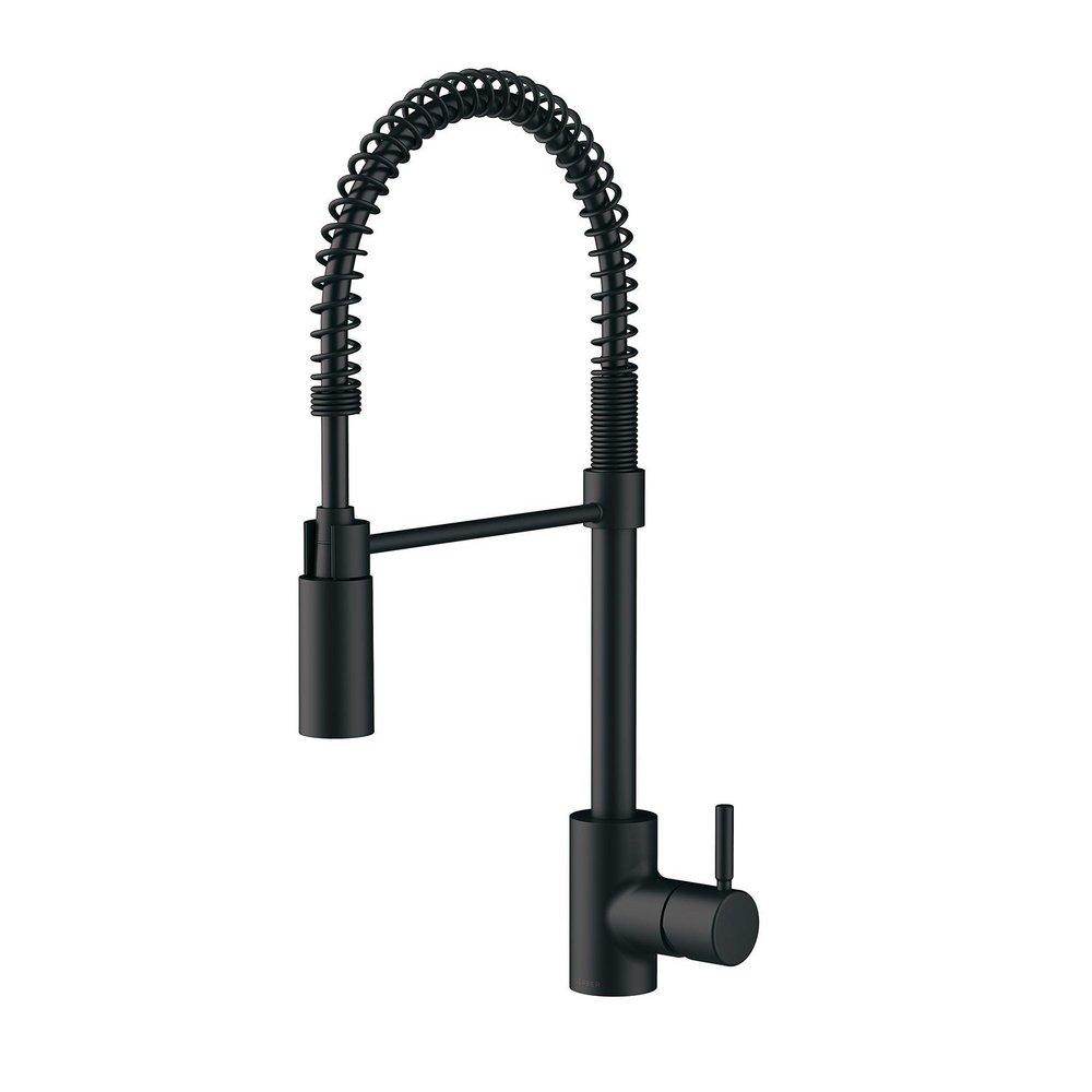 THE FOODIE 1H PRE-RINSE KITCHEN FAUCET 1.75GPM SATIN BLACK 