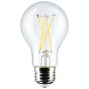 60W 4-33/100 in. A19 LED Light Bulb with a Medium E-26 Base Dimmable in Clear (Pack of 4)