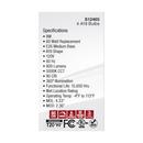 8 WATT A19 LED; CLEAR; 5000K; MEDIUM BASE; 120 VOLT; 4-PACK 