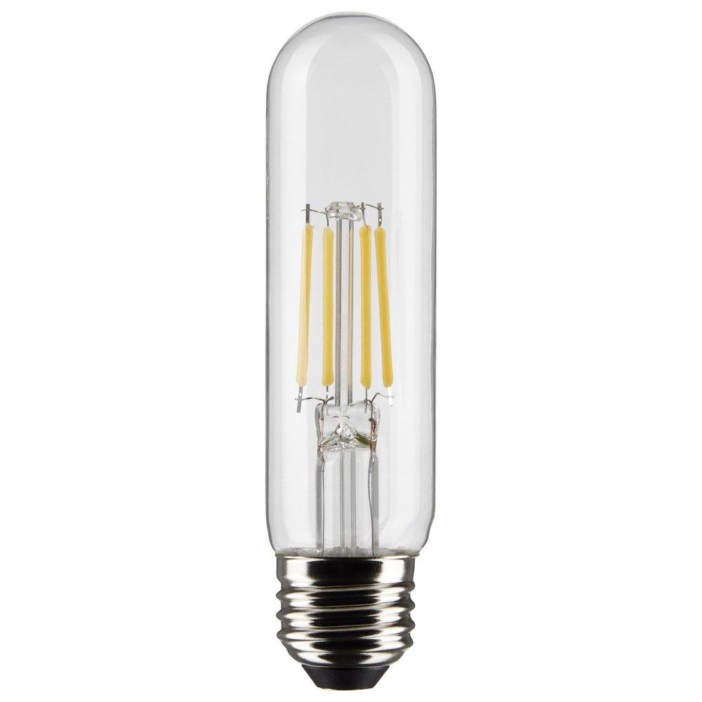 5.5 WATT T10 LED; CLEAR; MEDIUM BASE; 5000K; 450 LUMENS; 120 VOLT; 2-PACK 