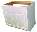 36 x 34-1/2 x 21 in. Raised Panel Vanity in White