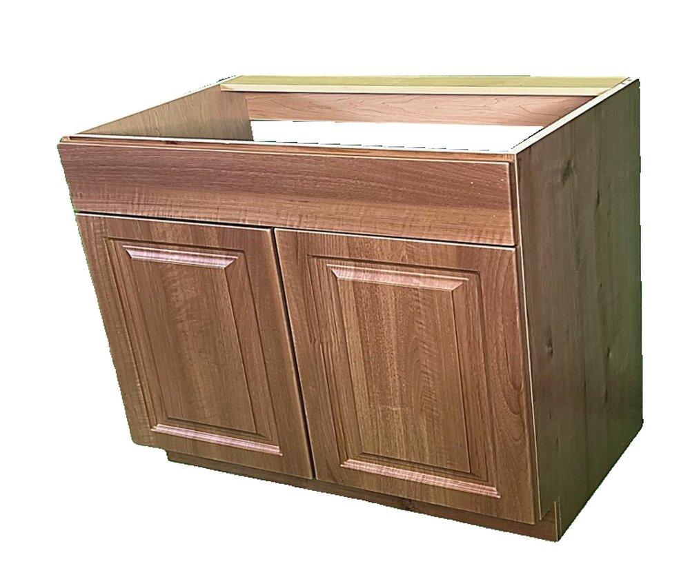 FL VANITY SINK BASE, 36X 34.5X 21D RAISED AUTUMN TF 