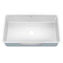 PINTURA 32 UNDERMOUNT PORCELAIN ENAMELED STEEL SINGLE BOWL KITCHEN SINK - GLOSSY 
