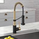 Kraus Spot Free Antique Champagne Bronze Single Handle Pull Down Kitchen Faucet 