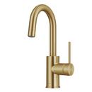 Single Handle Lever Bar Faucet in Brushed Brass 