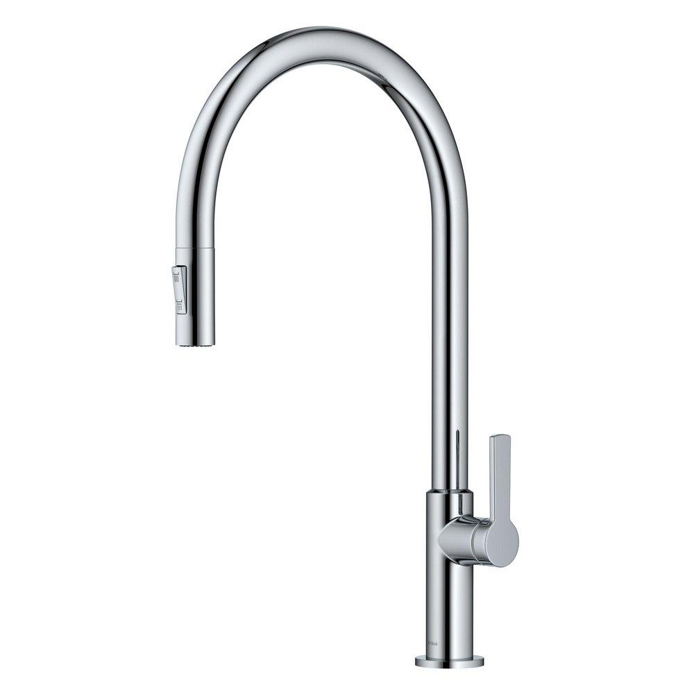 OLETTO 1.8 GPM HIGH ARC SINGLE HANDLE PULL DOWN KITCHEN FAUCET 
