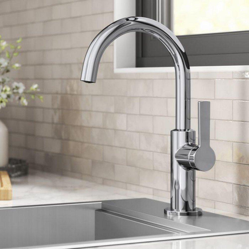 Kraus Chrome Single Handle Lever Bar Faucet 