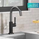 Kraus USA Matte Black/Spot Free Black Stainless Steel Single Handle Lever Bar Faucet 