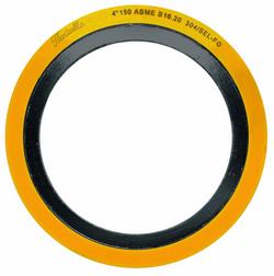 4 in. CG 300# 304/FG/CS Gasket Spiral Wound, 304 SS Flexible Graphite, CS Outer Ring